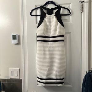 White and Black Guess Dress